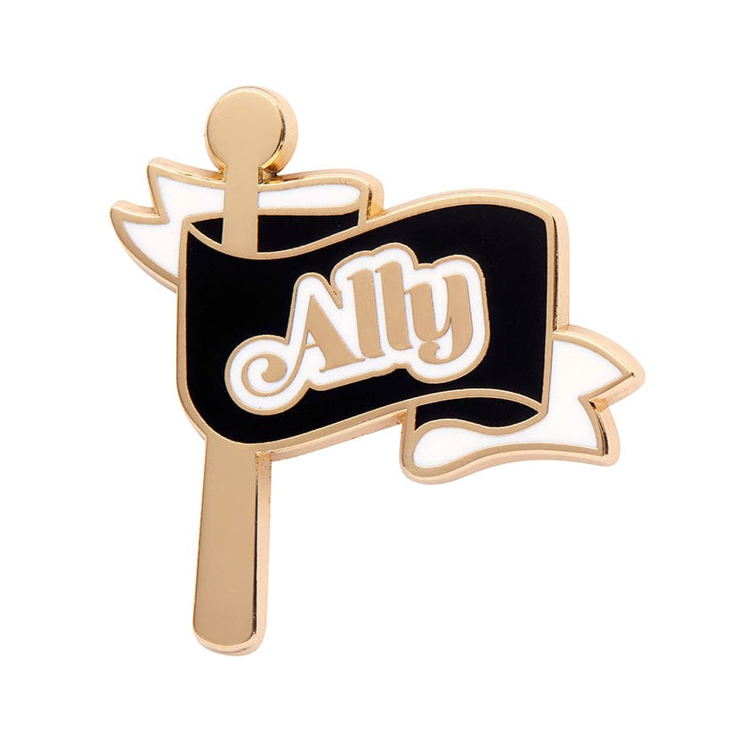 Ally Enamel Pin  -  Erstwilder  -  Quirky Resin and Enamel Accessories