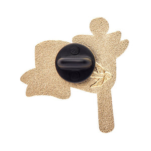 Ally Enamel Pin  -  Erstwilder  -  Quirky Resin and Enamel Accessories