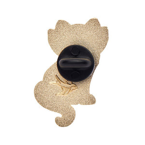 Elissa the Rainbow Cat Enamel Pin  -  Erstwilder  -  Quirky Resin and Enamel Accessories