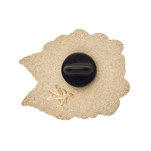 Rainbow Heartfelt Hydrangea Enamel Pin  -  Erstwilder  -  Quirky Resin and Enamel Accessories