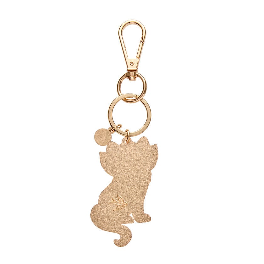 Elissa the Rainbow Cat Key Ring  -  Erstwilder  -  Quirky Resin and Enamel Accessories