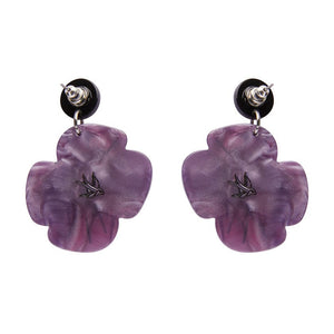 Erstwilder Remembrance Poppy Drop Earrings AF1EG04