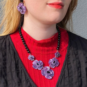 Erstwilder Remembrance Poppy Necklace AF1NS02