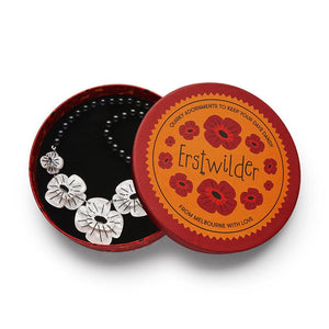 Erstwilder Remembrance Poppy Necklace AF1NS03