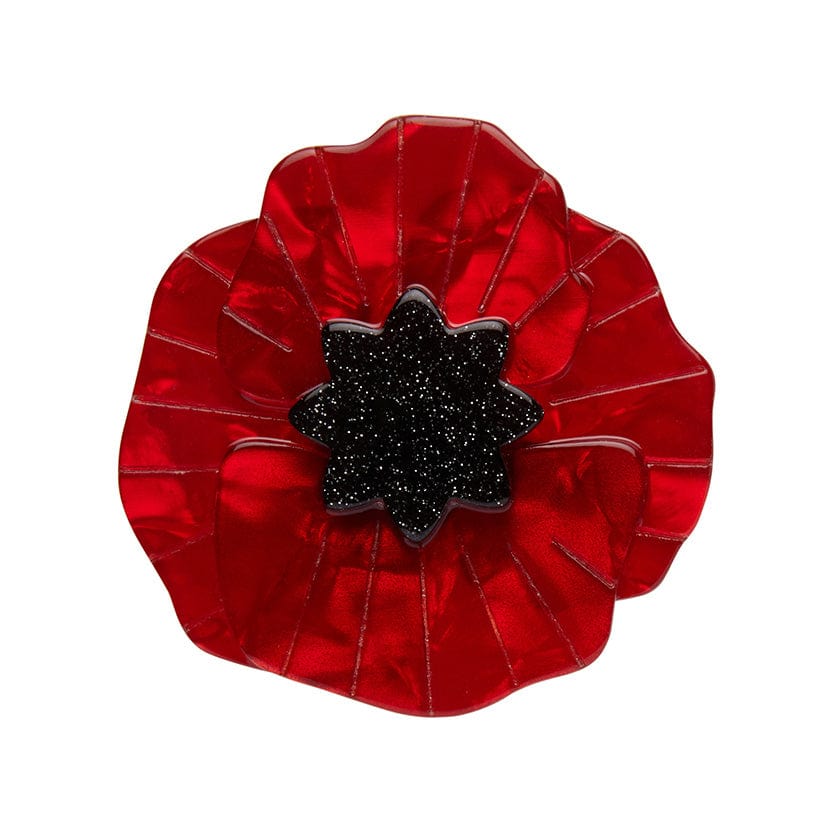 Erstwilder Poppy Field Brooch AH2BH02