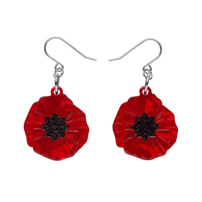 Erstwilder Poppy Field Drop Earrings AH2EG01