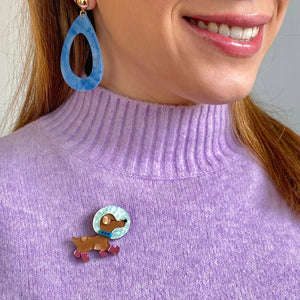 Erstwilder Apollo K9 Mini Brooch AJ1MN01