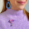 God of Time Mini Brooch