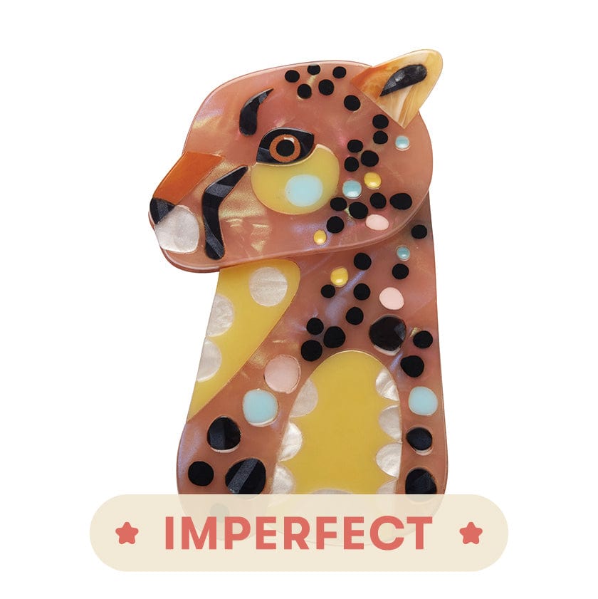 Erstwilder The Choosy Cheetah Brooch (IMPERFECT) IP-AK1BH11