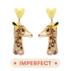 Erstwilder The Genteel Giraffe Earrings (IMPERFECT) IP-AK1EG03