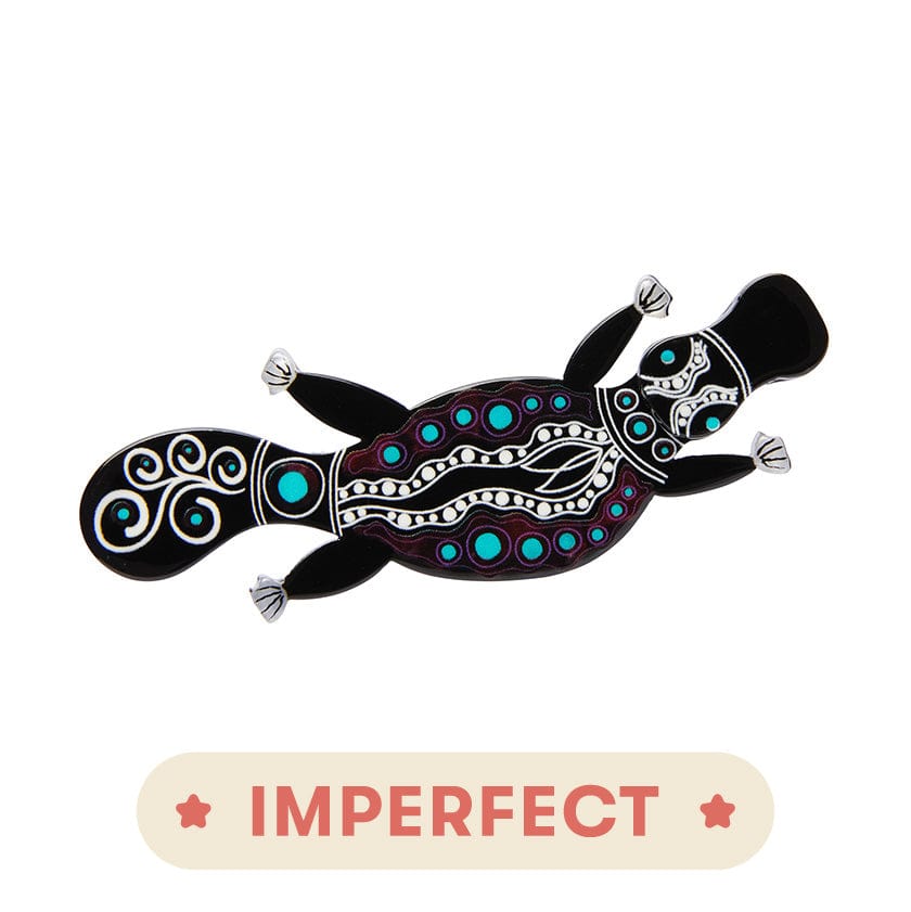 Erstwilder The Platypus 'Gugula' Brooch (IMPERFECT) IP-AL1BH04