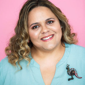 Erstwilder The Kangaroo 'Yuri' Brooch AL1BH05