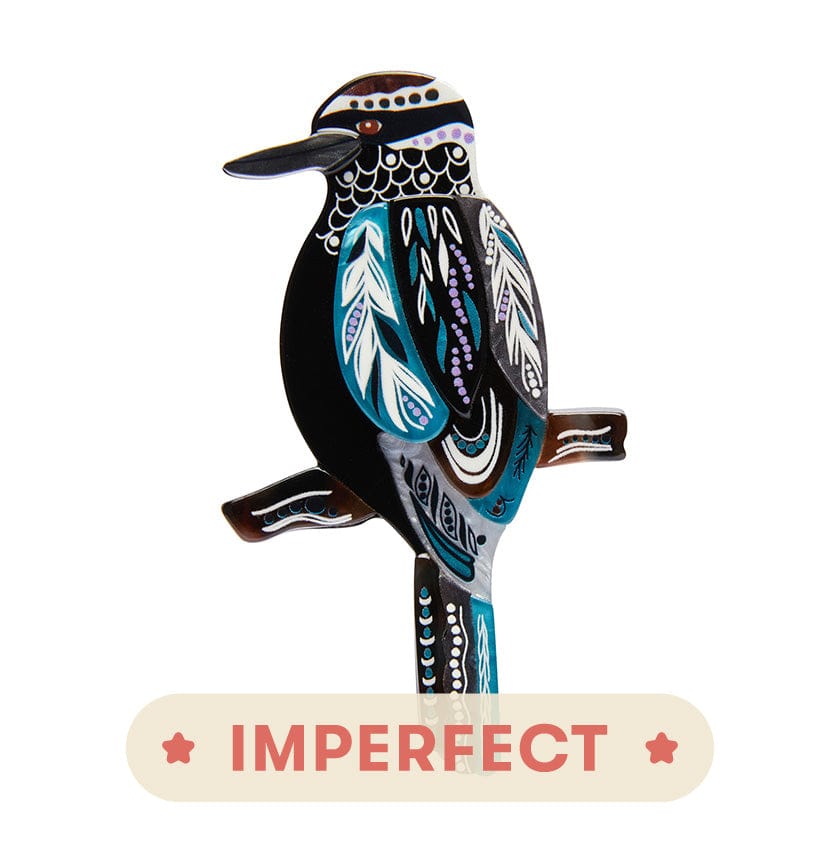 Erstwilder The Kookaburra 'Gunggaga' Brooch (IMPERFECT) IP-AL1BH06