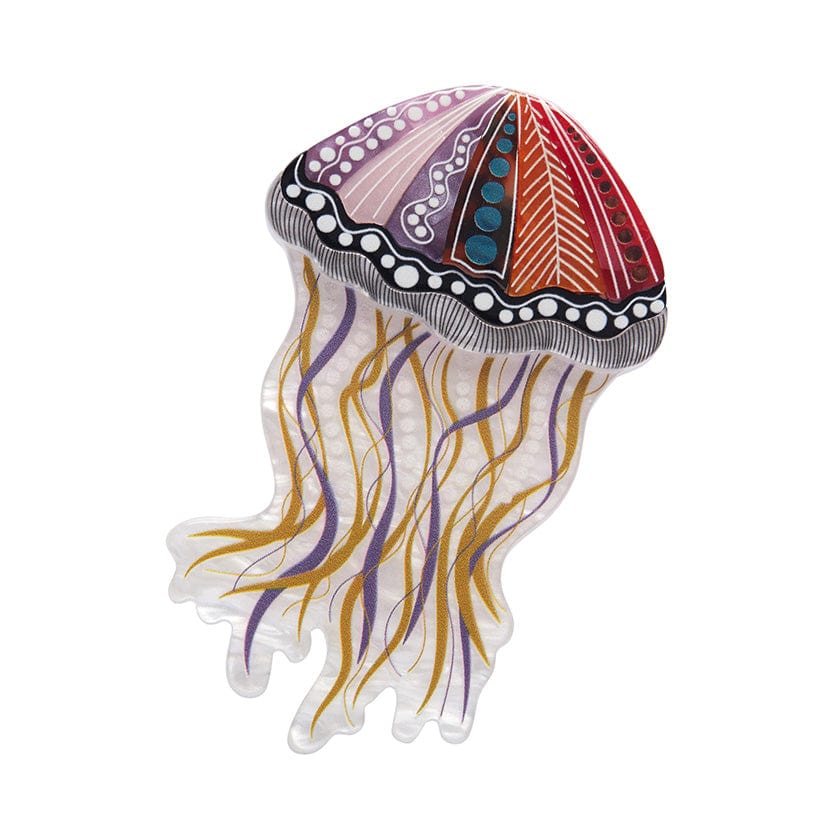 Jellyfish brooch deals