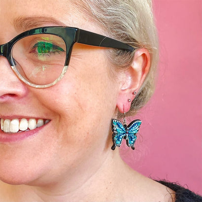 Erstwilder The Butterfly 'Gunggamburra' Earrings AL1EG04