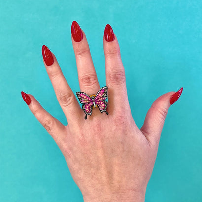 Erstwilder The Butterfly 'Gunggamburra' Ring