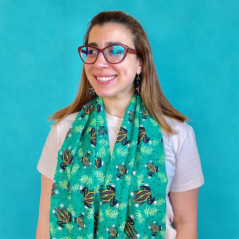 Erstwilder The Frog 'Dunggoo' Neck Scarf AL1SN03