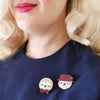 The Slothertons Double Brooch