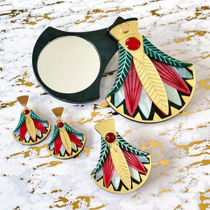 Erstwilder Gift of the Nile Papyrus Mirror Compact AM1CT01