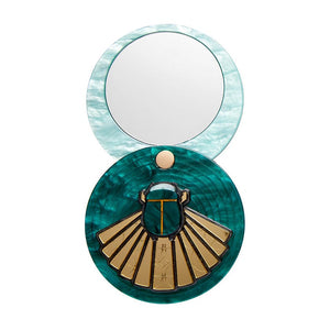 Erstwilder The Heart of Egypt Scarab Mirror Compact AM1CT02