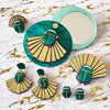 The Heart of Egypt Scarab Mirror Compact