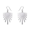 Ray of Sun Mirror Drop Earrings - Silver