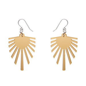 Erstwilder Ray of Sun Mirror Drop Earrings - Gold AM1EE03