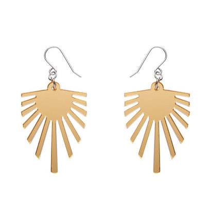 Erstwilder Ray of Sun Mirror Drop Earrings - Gold AM1EE03