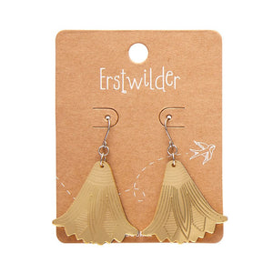 Erstwilder Lotus Mirror Drop Earrings - Gold AM1EE05