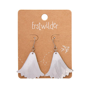 Erstwilder Lotus Mirror Drop Earrings - Silver AM1EE06
