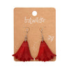 Erstwilder Lotus Mirror Drop Earrings - Red AM1EE09