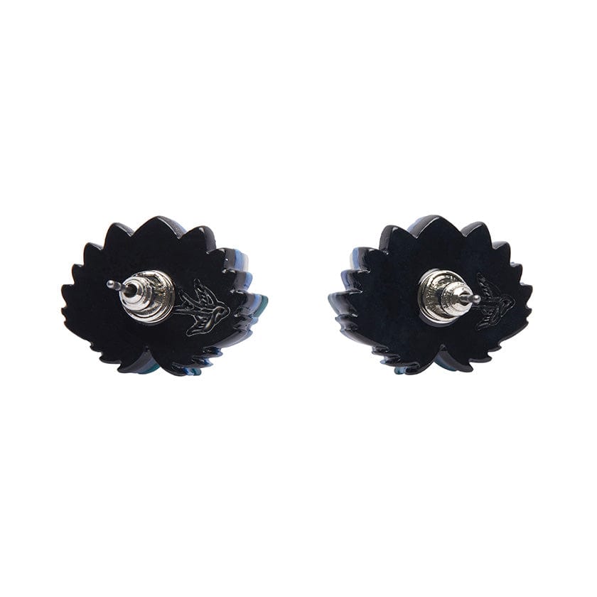 Erstwilder The Blue Lotus Stud Earrings AM1EG01