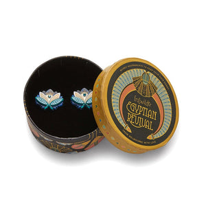 Erstwilder The Blue Lotus Stud Earrings AM1EG01