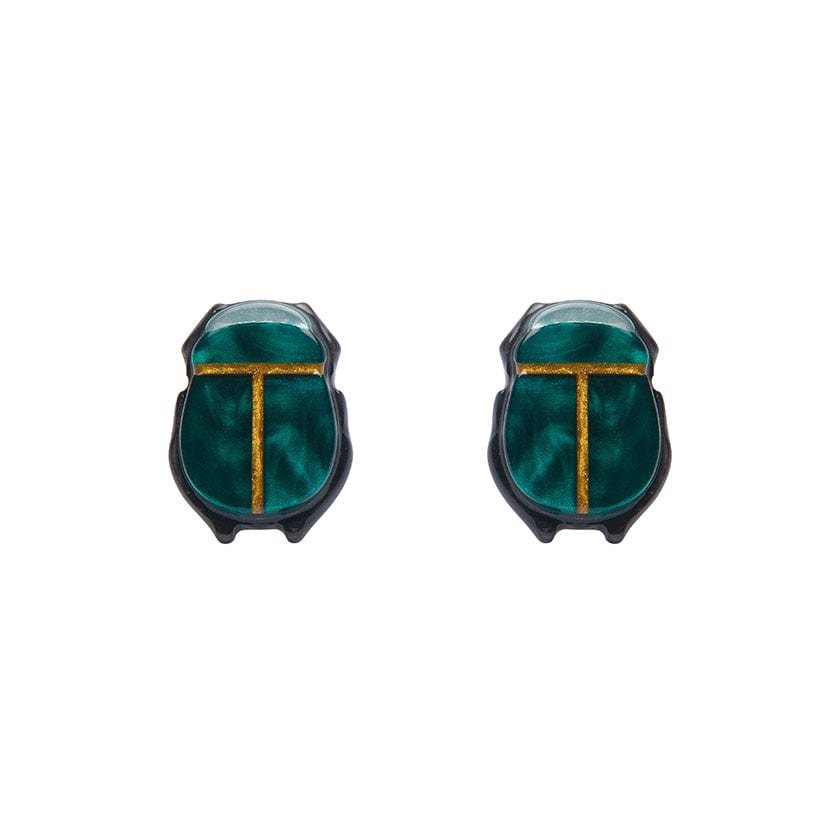 Erstwilder The Heart of Egypt Scarab Stud Earrings AM1EG02