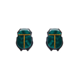 Erstwilder The Heart of Egypt Scarab Stud Earrings AM1EG02