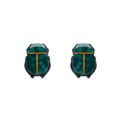 Erstwilder The Heart of Egypt Scarab Stud Earrings AM1EG02
