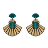 The Heart of Egypt Scarab Drop Earrings