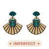 Erstwilder The Heart of Egypt Scarab Drop Earrings (IMPERFECT) IP-AM1EG03