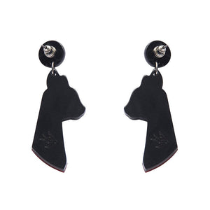Erstwilder Bastet the Protector Drop Earrings AM1EG05