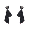 Bastet the Protector Drop Earrings