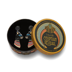 Erstwilder Bastet the Protector Drop Earrings AM1EG05