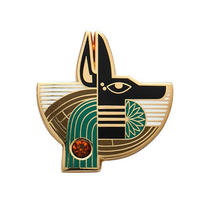 Erstwilder Master of Secrets Anubis Enamel Pin AM1EP01