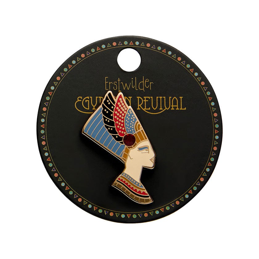 Erstwilder Lady of Grace Nefertiti Enamel Pin AM1EP05