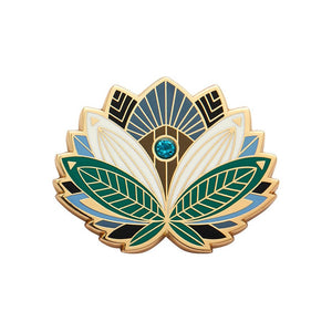 Erstwilder The Blue Lotus Enamel Pin AM1EP08