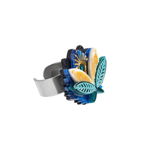 Erstwilder The Blue Lotus Ring AM1RG01 - L
