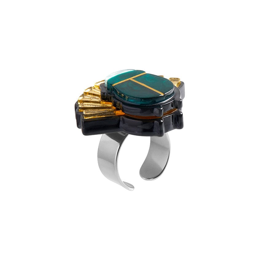 Erstwilder The Heart of Egypt Scarab Ring