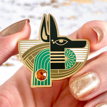 Erstwilder Master of Secrets Anubis Enamel Pin AM1EP01