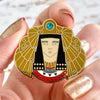 Queen of the Nile Cleopatra Enamel Pin