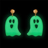 Erstwilder Ghost Glow in the Dark Statement Earrings - Green AP1EE06