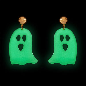 Erstwilder Ghost Glow in the Dark Statement Earrings - Green AP1EE06